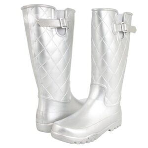 Sperry 'Pelican Tall Quilted" Rainboots Size 6